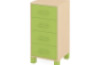 Small cabinet with drawers. Green. Fresh Collection
