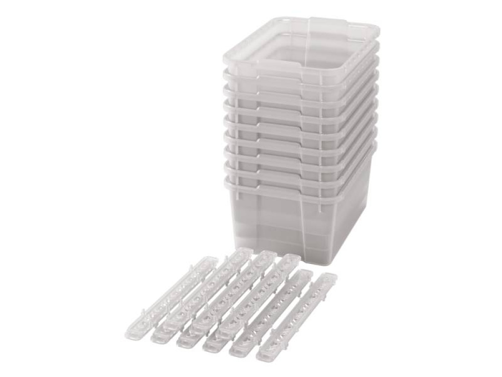 Big plastic containers with runners - Transparent - 09