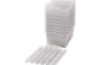 Big plastic containers with runners - Transparent - 09