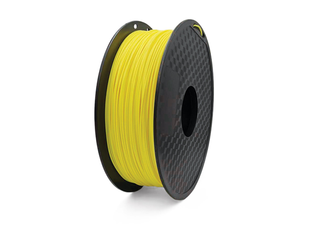 PLA yellow filament for 3D printer - 1 kg