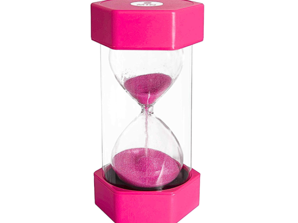 Sand Timer – 2 Min.  Pink