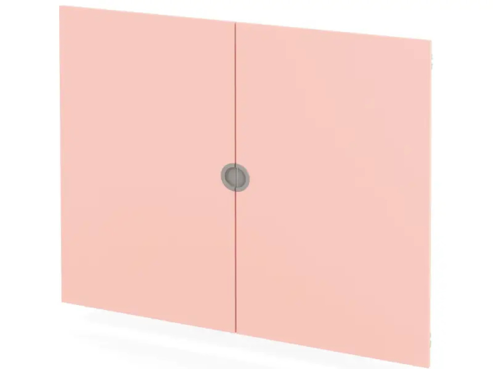 Cubo doors for Crib Wardrobe, 2 pcs. Pale pink