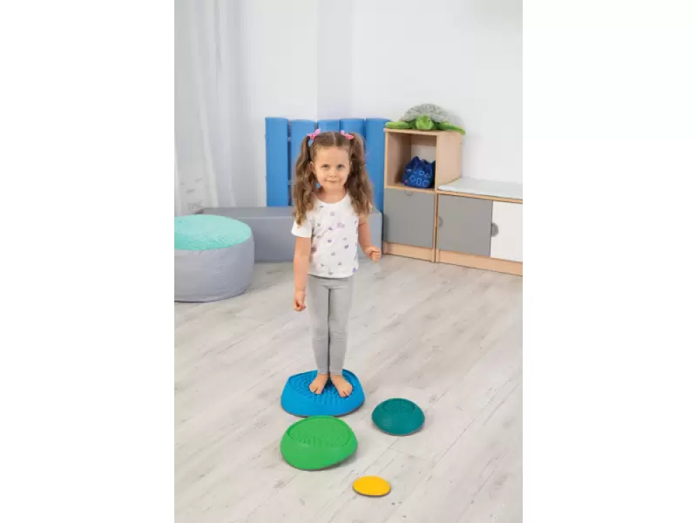 Pebbles. Balancing-sensory path