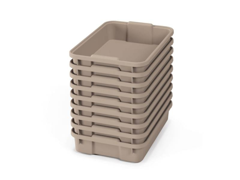 Small plastic containers - eco beige - 09