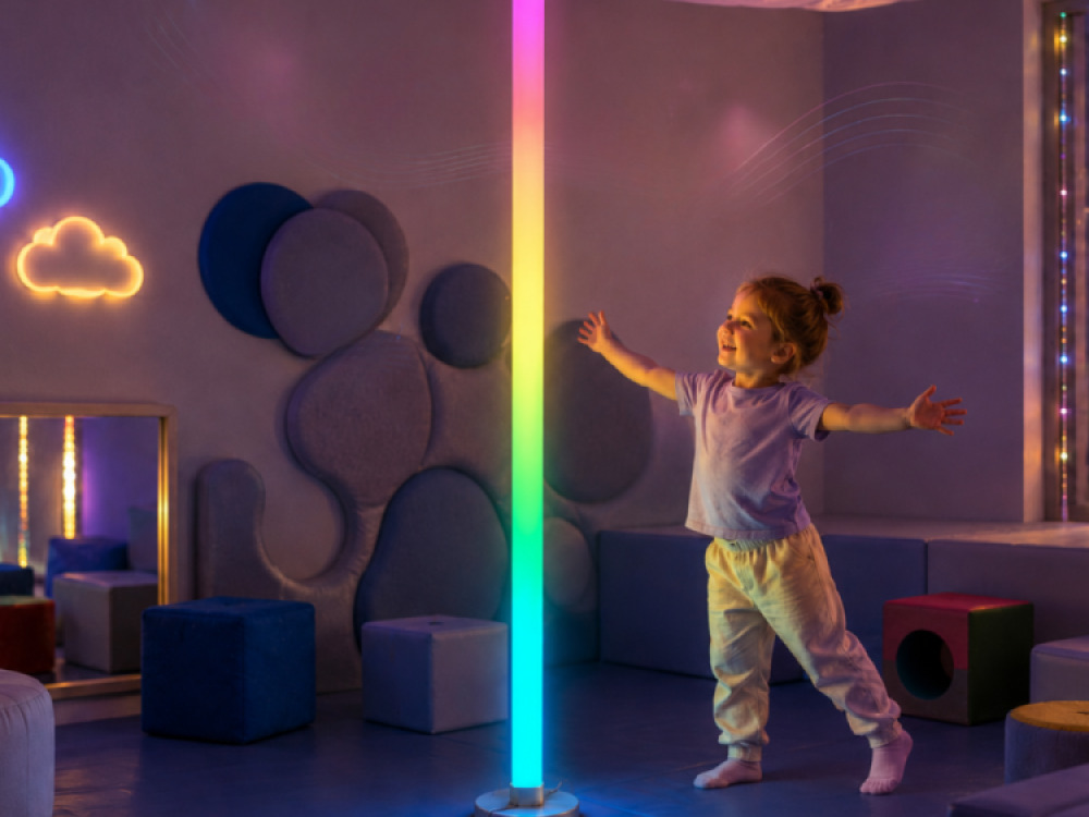 Sound reactive LED colour changing 1.5m tube