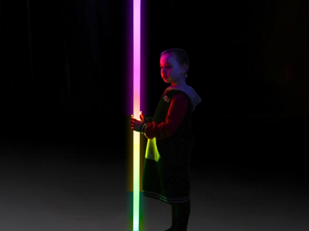 Sound reactive LED colour changing 1.5m tube