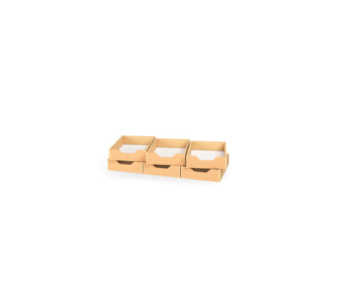 6 - small wooden trays - Eko