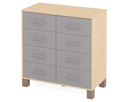 Large cabinet with drawers. Grey. Fresh Collection
