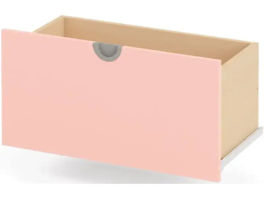 Cubo drawer. Wide Tall. Pale pink