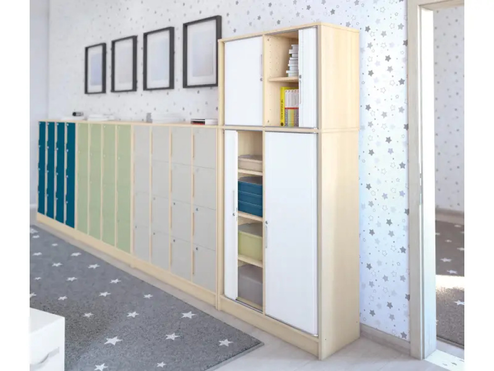 Wardrobe 92 with Louver and Lock - L