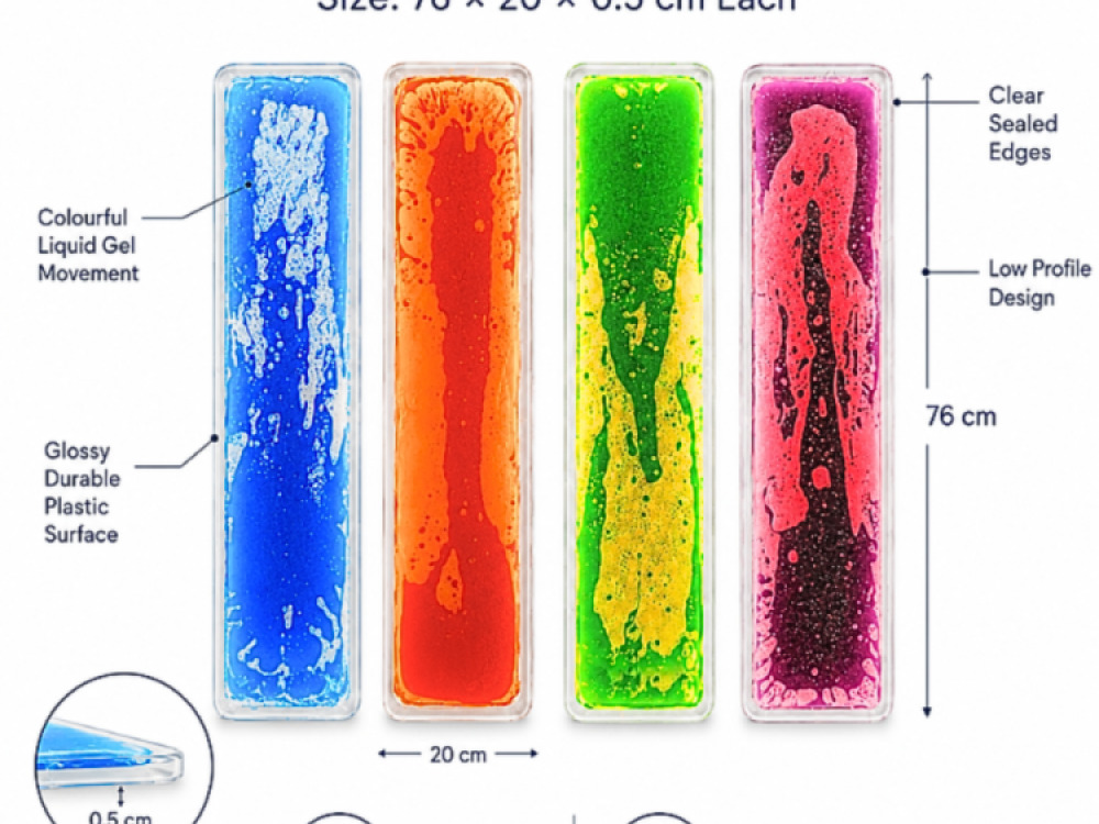 Oblong Liquid Tiles 4 pk