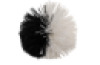Large Black and White Soft String Ball