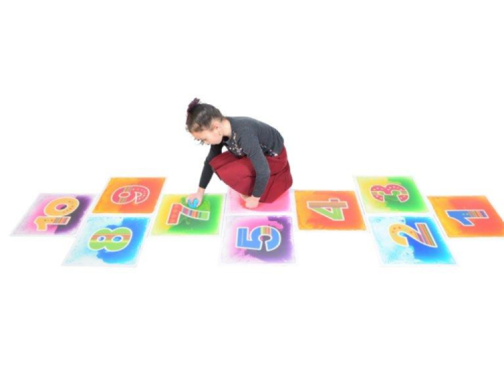 Hopscotch Liquid Floor Tiles Pack of 10