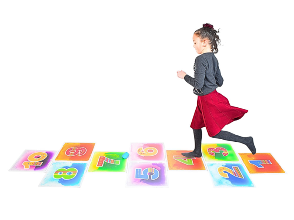 Hopscotch Liquid Floor Tiles Pack of 10