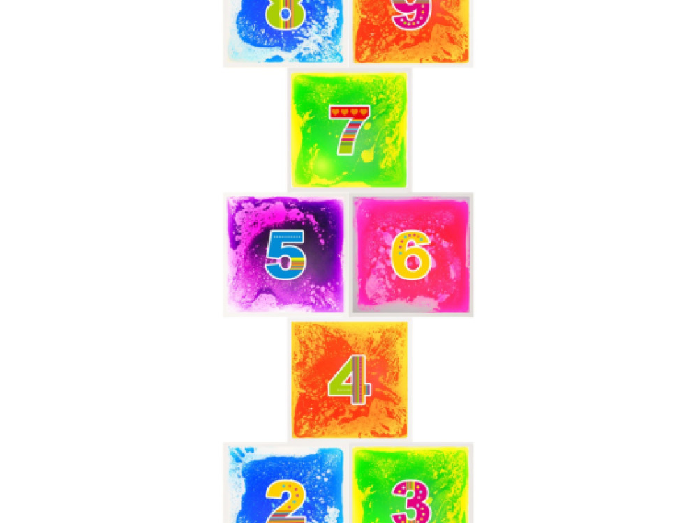 Hopscotch Liquid Floor Tiles Pack of 10