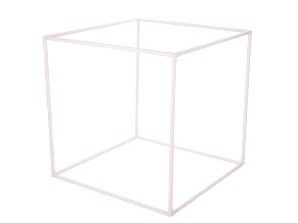 White Plastic Den Frame – Sensory Den Making Play for Indoor & Outdoor – 1m x 1m