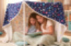 White Plastic Den Frame – Sensory Den Making Play for Indoor & Outdoor – 1m x 1m