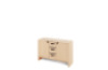 Storage Unit M with shelves and doors + deep cardboard trays - Eko