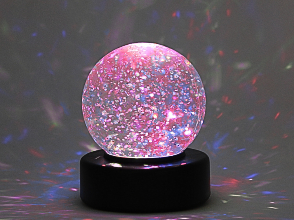 Light Up Water Filled Glitter Ball