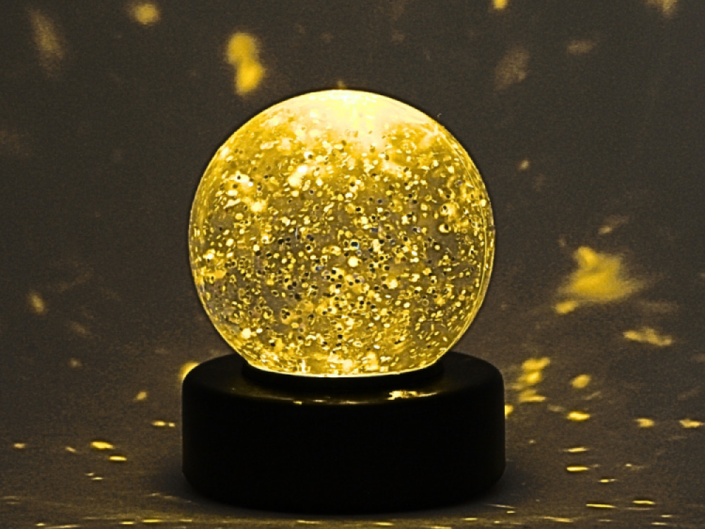 Light Up Water Filled Glitter Ball