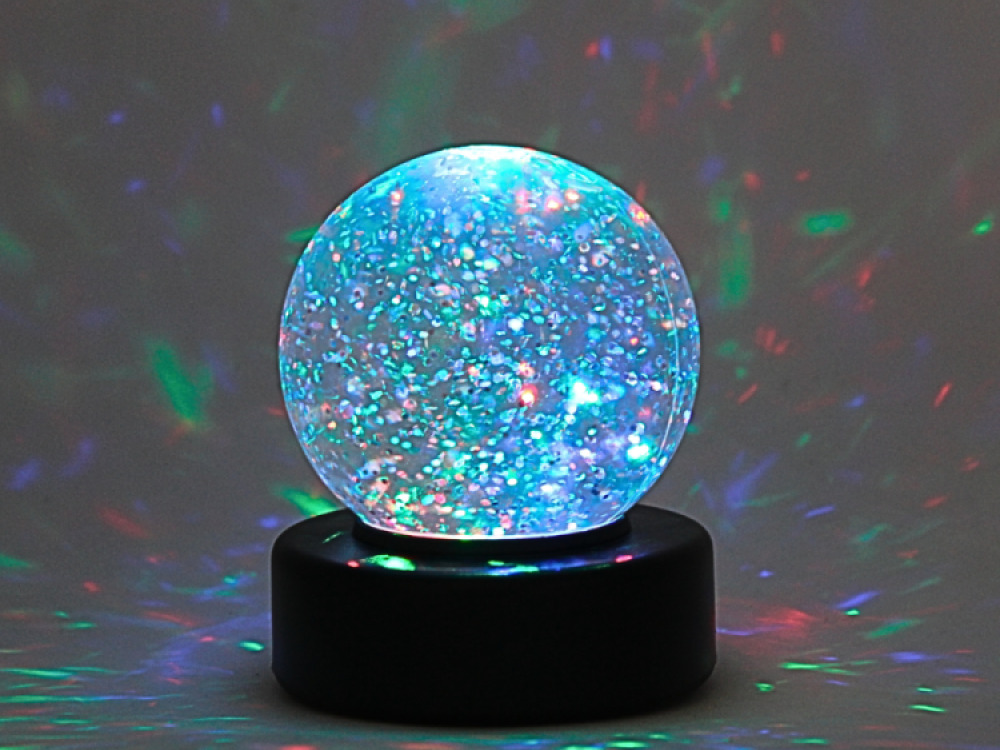 Light Up Water Filled Glitter Ball