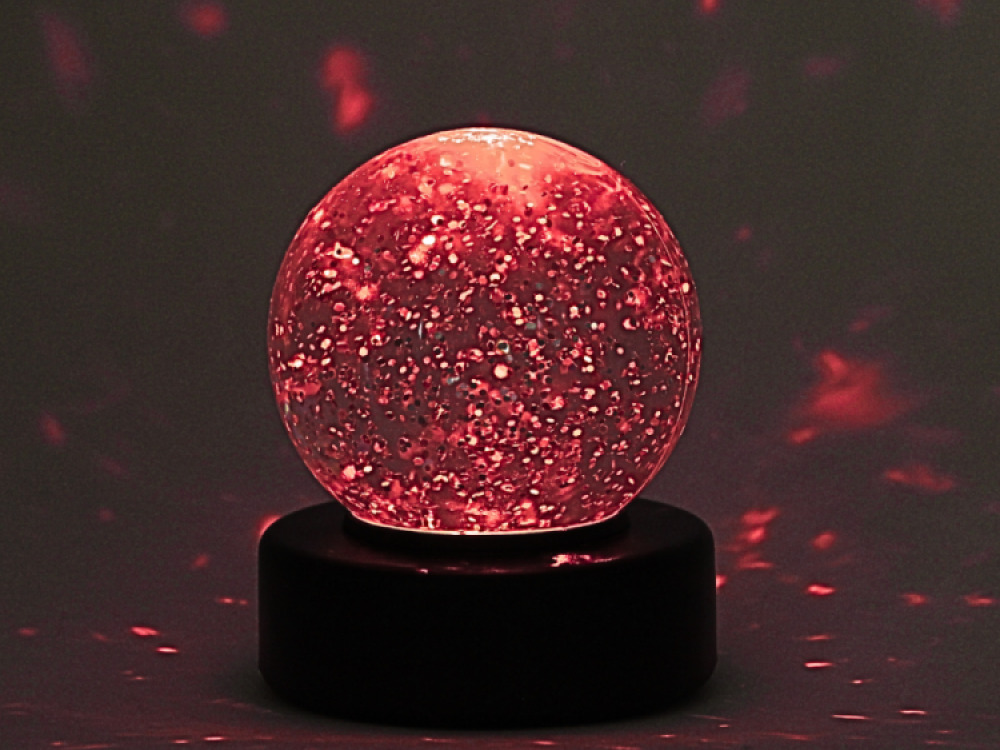 Light Up Water Filled Glitter Ball