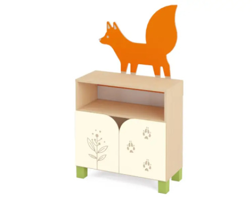Forest with legs. Fox cabinet