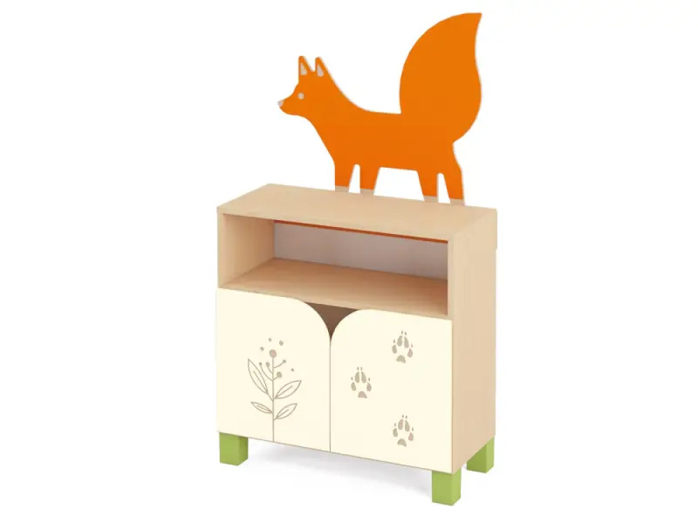 Forest with legs. Fox cabinet