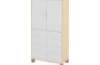High wardrobe with drawers and doors. White. Fresh Collection