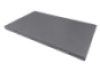 Anti-slip gymnastics mat with handles. Grey