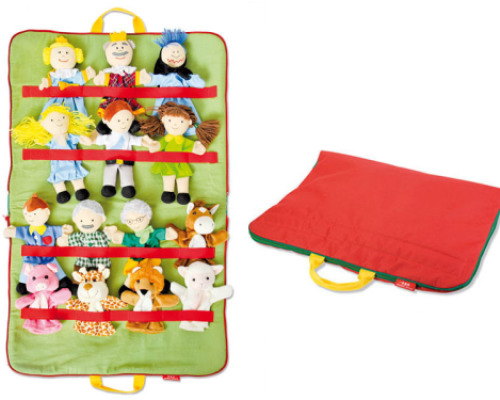 Bag with hand puppets 2