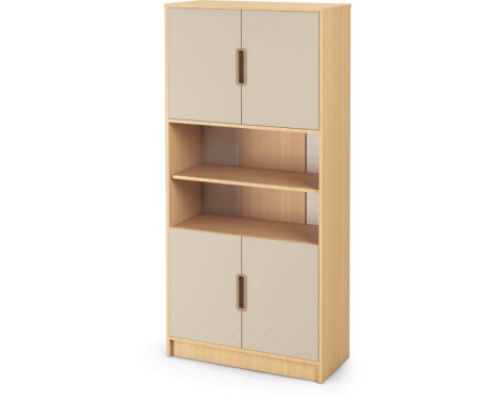 Tall Cabinet 92 with doors - Type C - Sand