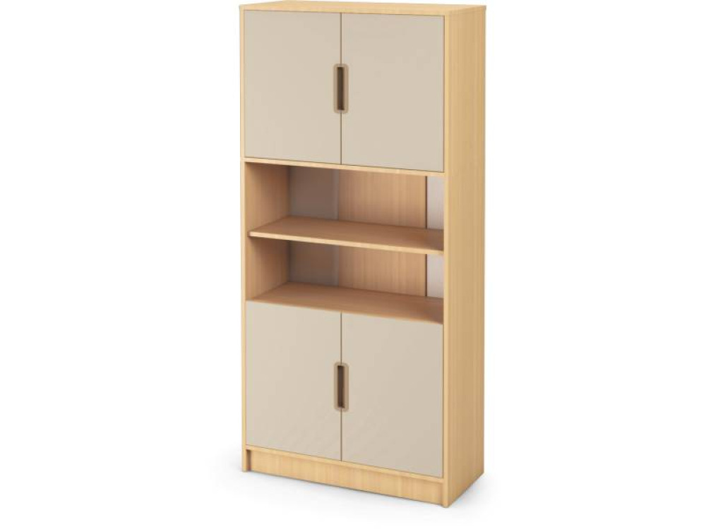 Tall Cabinet 92 with doors - Type C - Sand