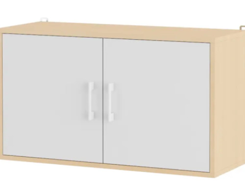 Large wall cabinet with door with door. White. Fresh Collection