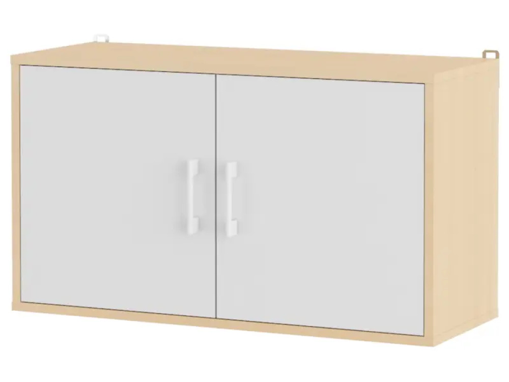 Large wall cabinet with door with door. White. Fresh Collection