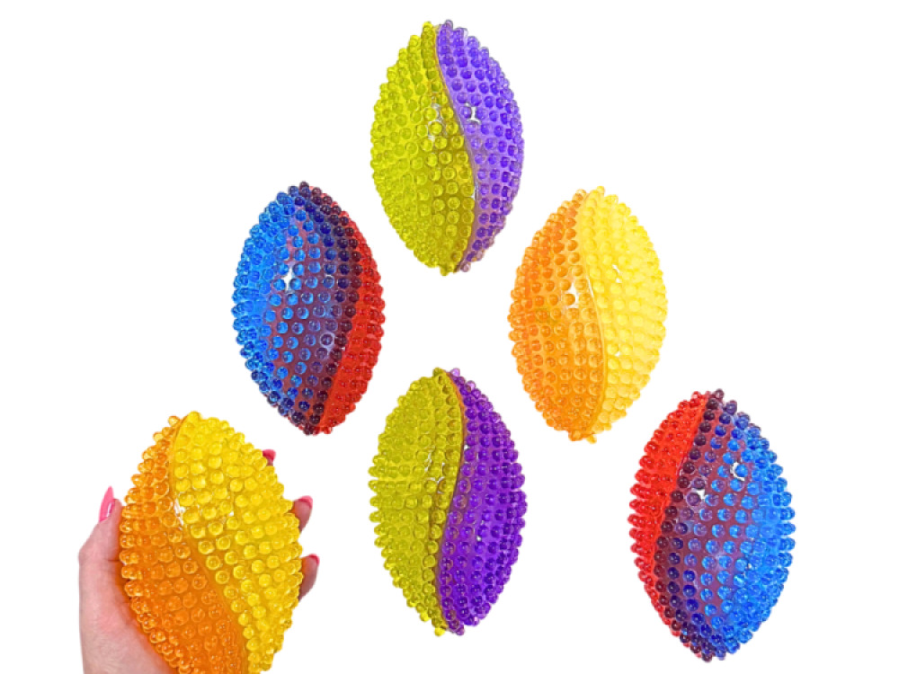 Light Up Spikey Rugby Ball