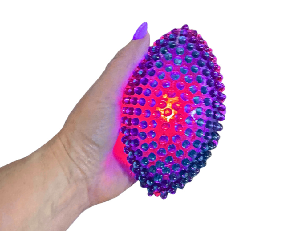 Light Up Spikey Rugby Ball