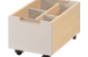 Mobile bookcase - Sand
