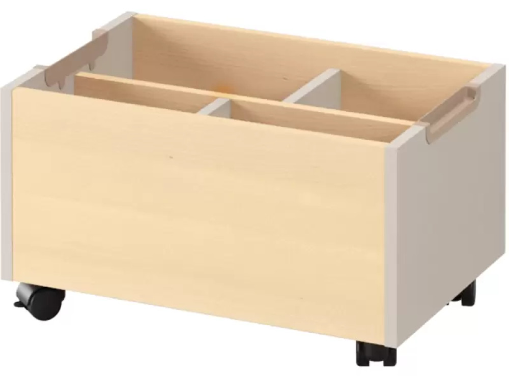 Mobile bookcase - Sand