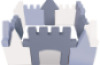 Castle. Foam playpen