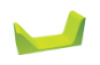 Mattress for Cubo Hideaway playhouse. Lime. Cubo collection
