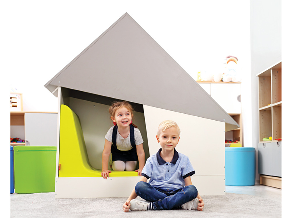 Mattress for Cubo Hideaway playhouse. Lime. Cubo collection