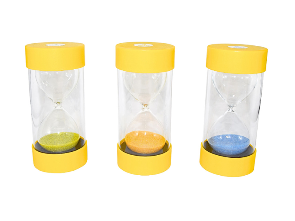 Ballotini Sand Timer – Set Includes 1, 3 and 5 Min. Timer