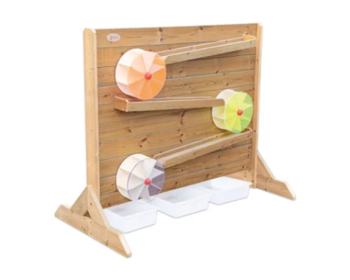 Water board with ball track