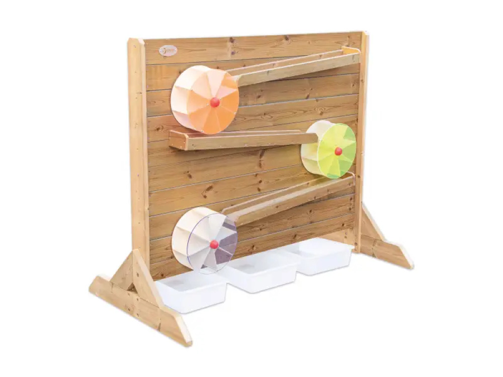 Water board with ball track