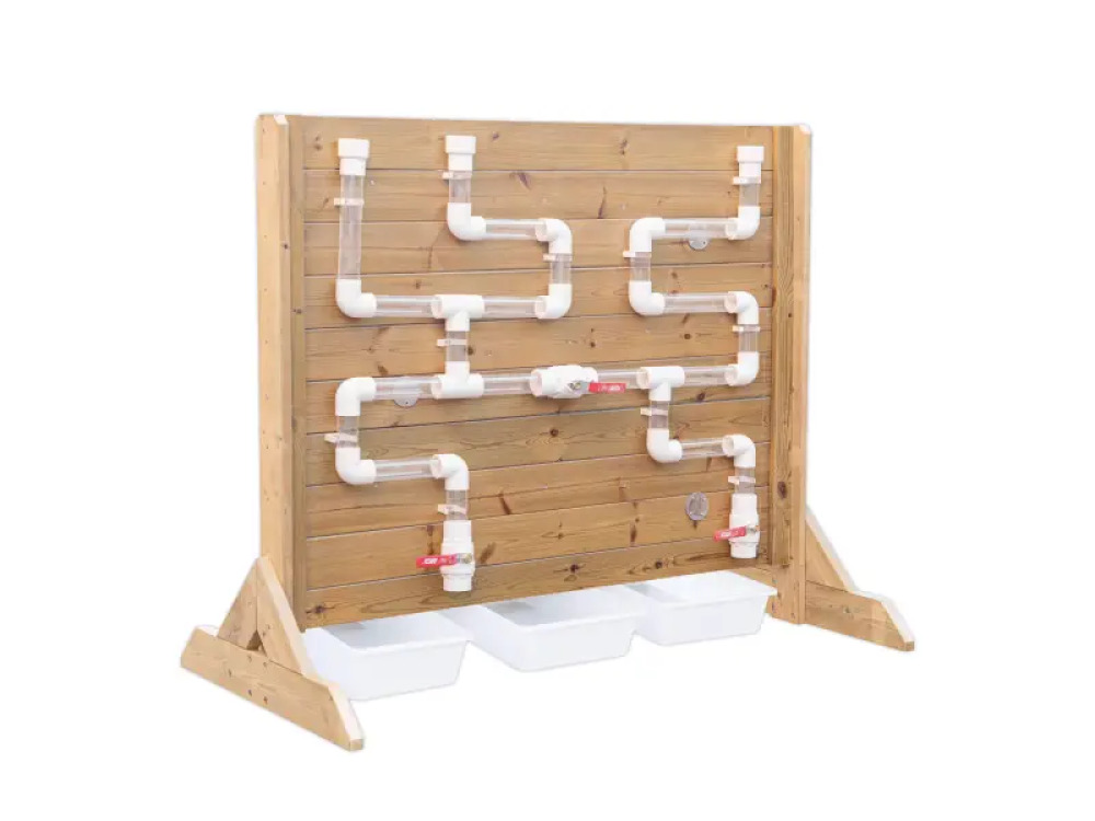 Water board with ball track