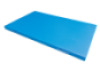 Anti-slip gymnastics mat with handles. Blue