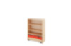 Storage Unit X with shelves + containers - Red