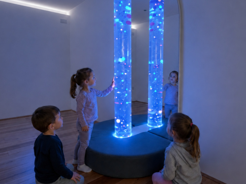 Jumbo Bead Tube with Mirror and Padded Surround