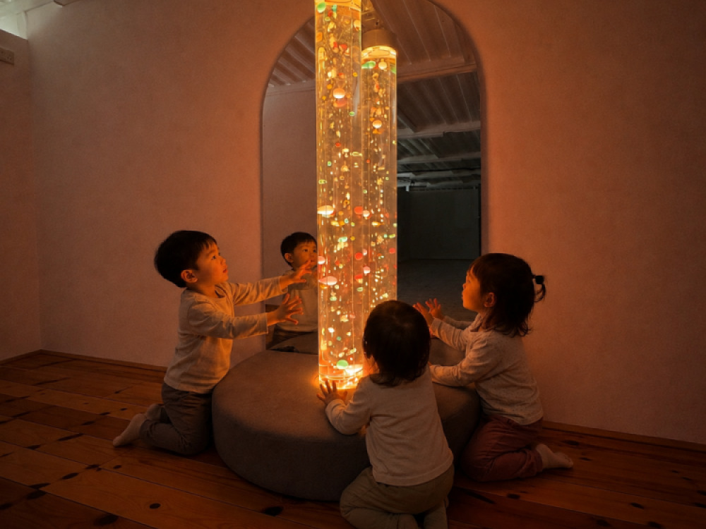 Jumbo Bead Tube with Mirror and Padded Surround